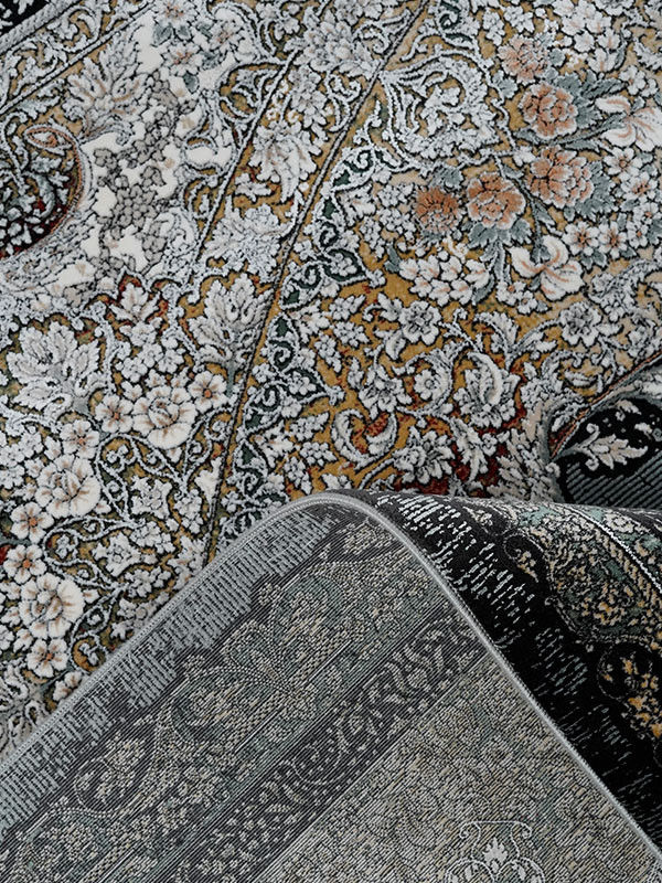 فرش طرح میراث 1200 شانه نخ آکریلیک ویسکوز