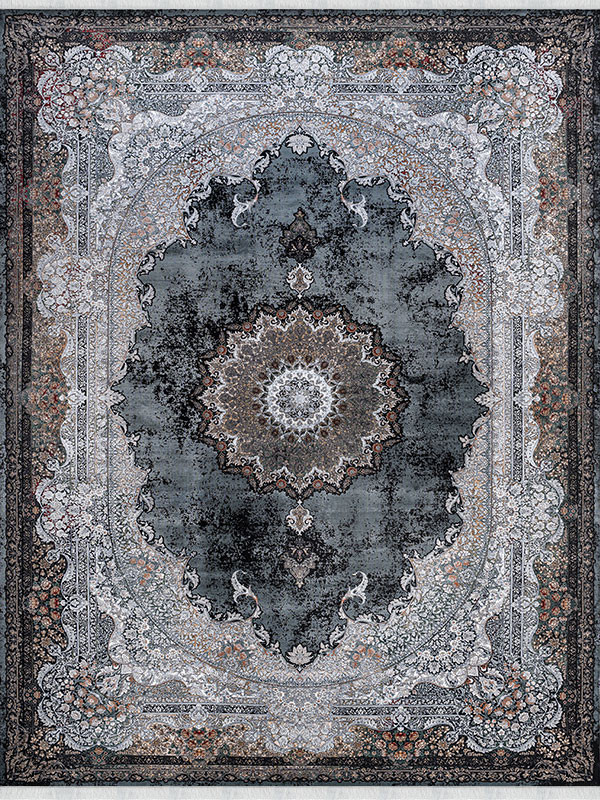 فرش طرح میراث 1200 شانه نخ آکریلیک ویسکوز