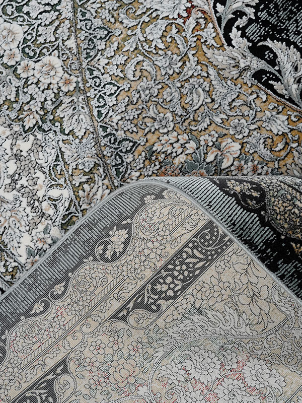 فرش طرح میراث 1200 شانه نخ آکریلیک ویسکوز