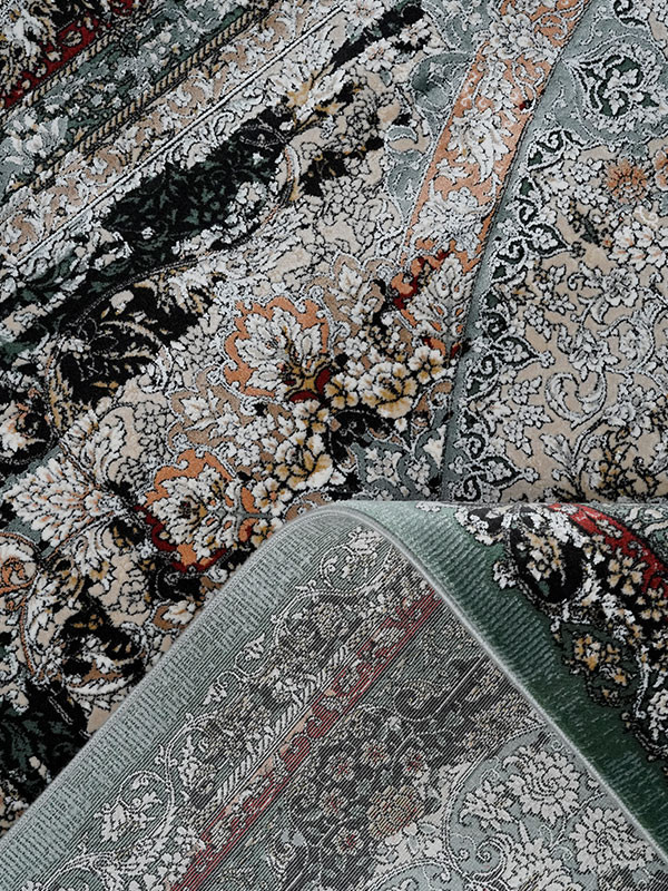 فرش طرح میراث 1200 شانه نخ آکریلیک ویسکوز