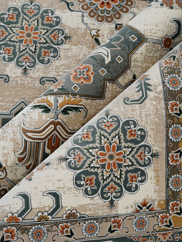 فرش طرح آرتین (سلطان آباد) 1200 شانه نخ آکریلیک ویسکوز