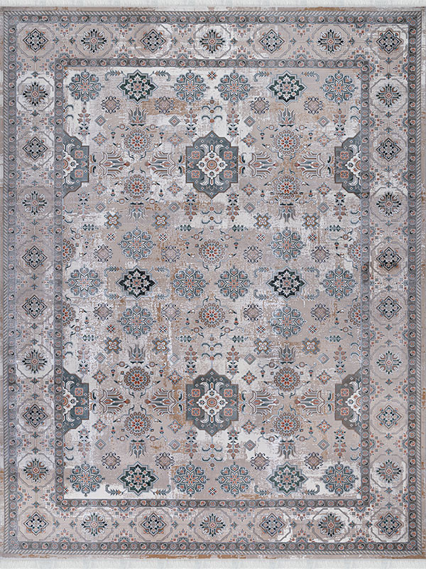فرش طرح آرتین (سلطان آباد) 1200 شانه نخ آکریلیک ویسکوز