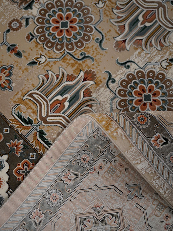 فرش طرح آرتین (سلطان آباد) 1200 شانه نخ آکریلیک ویسکوز