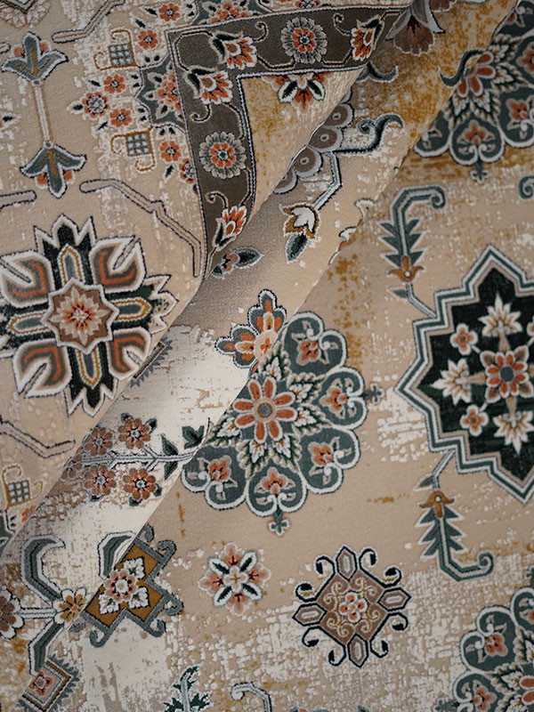 فرش طرح آرتین (سلطان آباد) 1200 شانه نخ آکریلیک ویسکوز