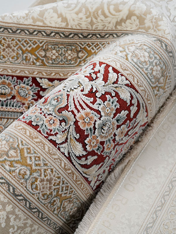 فرش طرح مهراز 1200 شانه نخ آکریلیک ویسکوز
