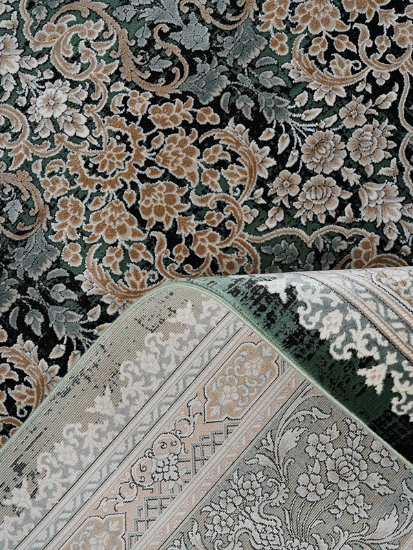 فرش طرح مهراز 1200 شانه نخ آکریلیک ویسکوز