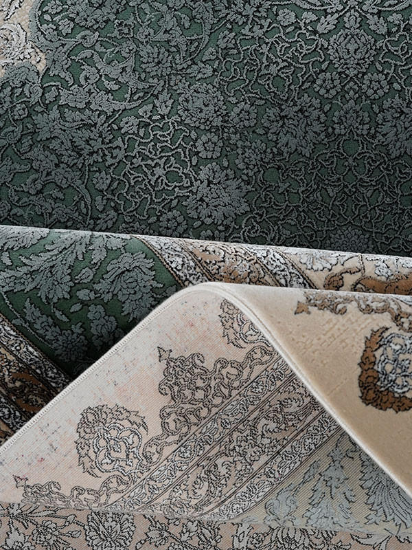 فرش طرح آترین 1200 شانه نخ آکریلیک ویسکوز