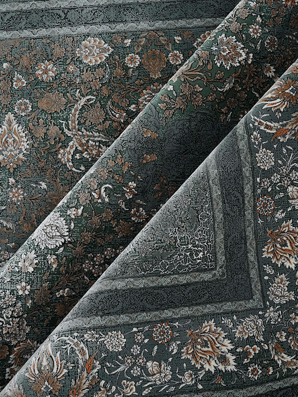 فرش طرح آترین 1200 شانه نخ آکریلیک ویسکوز